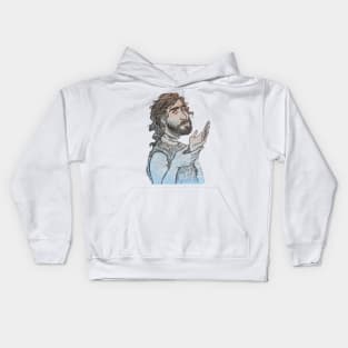 Saint John the Baptist Sticker Kids Hoodie